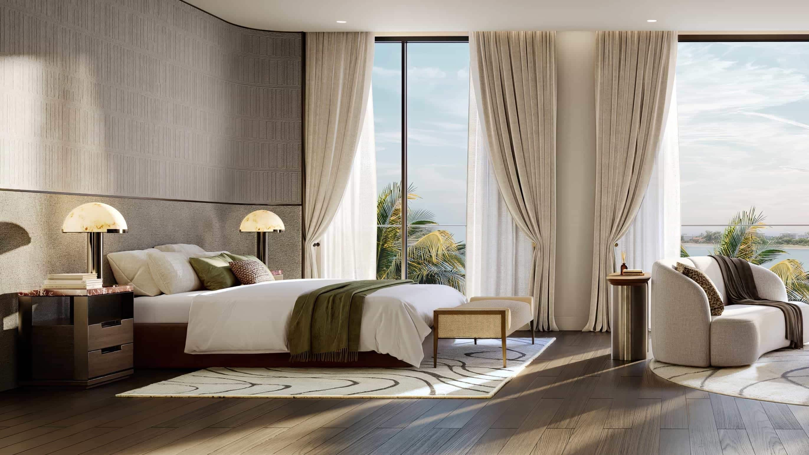 Master-planned villa community Yas Riva Aldar Yas Island with premium amenities